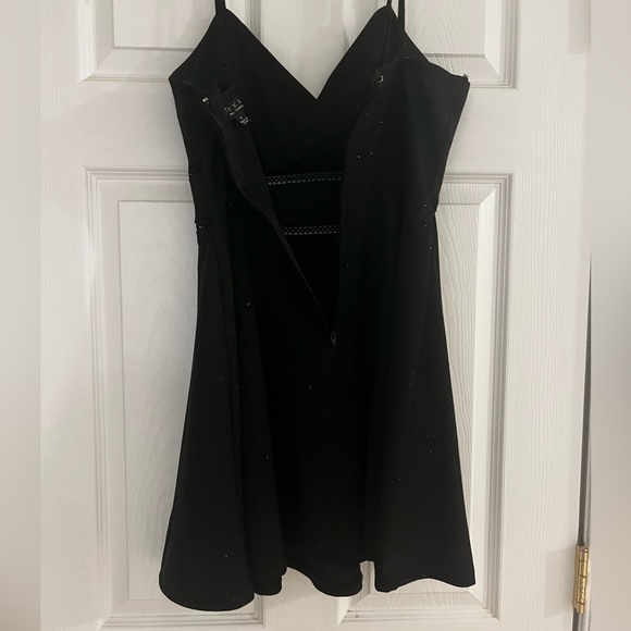 Francesca’s Sparkly Black Dress - Picture 3 of 4